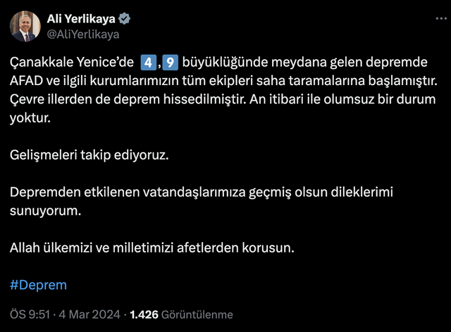 Çanakkale'de 4,9 büyüklüğünde deprem! İstanbul'dan da hissedildi: 1 ölü - Resim : 3