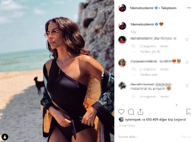 Demet Özdemir mayolu poz verdi, ortalık yıkıldı! - Resim : 1