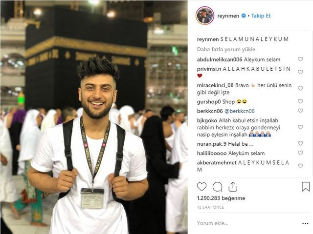 Umreden paylaştı! Reynmen'den şaşırtan tepki! - Resim : 1