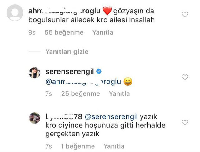 Seren Serengil'den takipçisine dikkat çeken cevap! "Nerede keko var onlara..." - Resim : 1