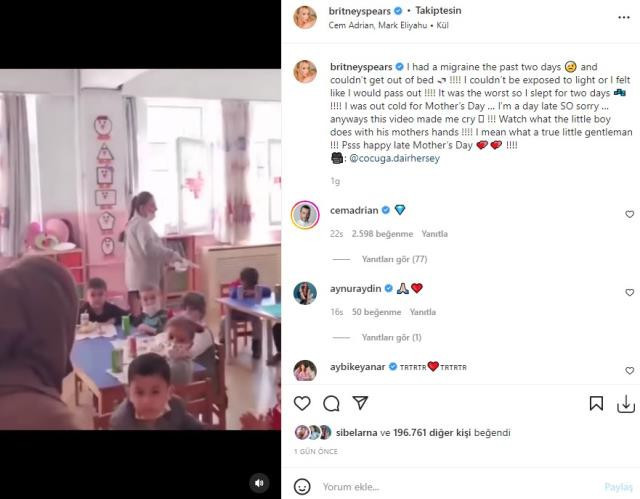 Cem Adrian'dan Britney Spears'ın Kül şarkısını paylaşmasına yorum: Dünya tuhaf bir yer - Resim : 1