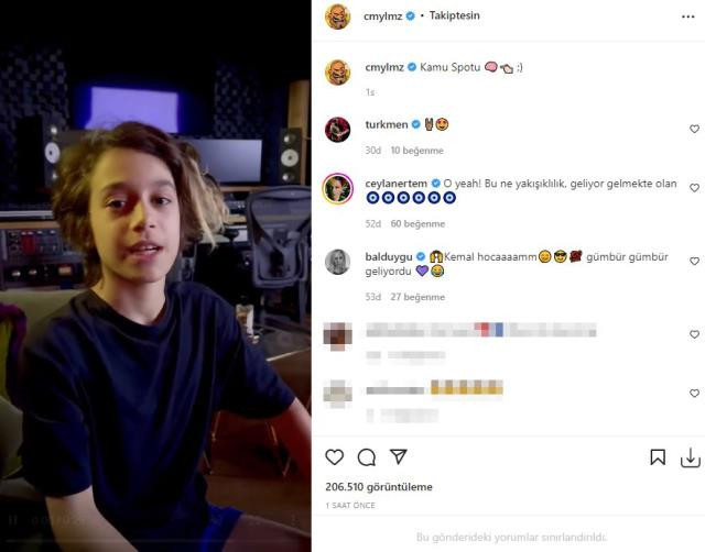 Cem Yılmaz'ın oğlu Kemal Yılmaz'dan Erşan Kuneri uyarısı - Resim : 1