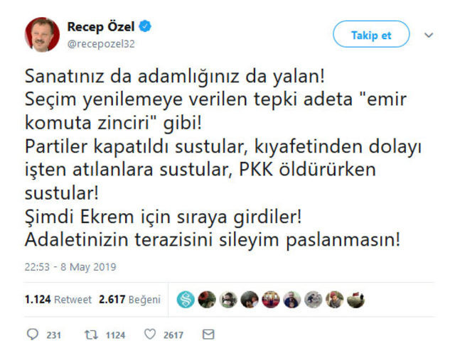 AK Parti'den İmamoğlu'na destek veren ünlülere tepki! - Resim : 1