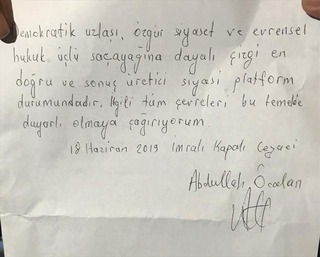 Teröristbaşı Abdullah Öcalan'dan HDP'ye 23 Haziran seçimi çağrısı: Tarafsız kalın - Resim : 3
