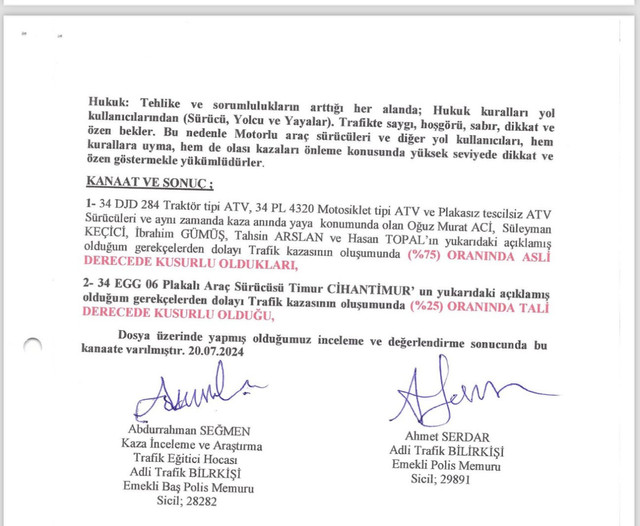 Cihantimur ailesi hazırlattı! Ölen Murat Aci yüzde 75 kusurlu çıktı! - Resim : 5