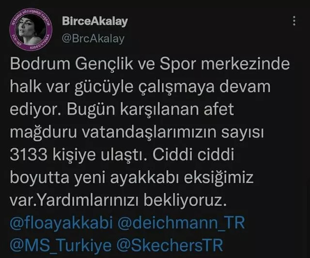 Oyuncu Birce Akalay'dan yardım kampanyasına destek! - Resim : 1