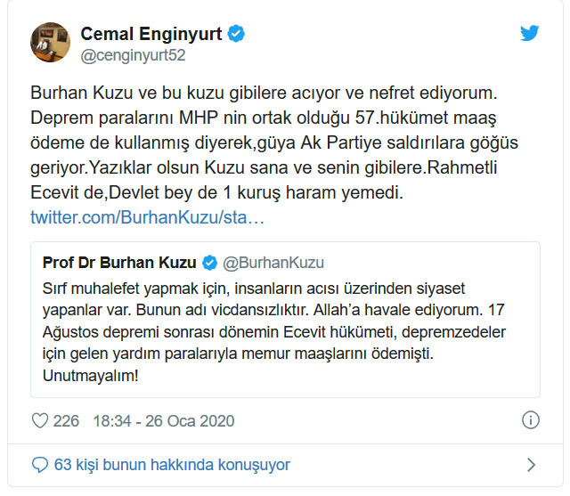 Cumhur İttifakı’nda ‘deprem’ çatlağı: "Yazıklar olsun senin gibilere" - Resim : 1
