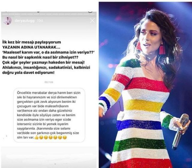 Derya Uluğ kendisine atılan çirkin mesajı ifşa etti! - Resim : 1