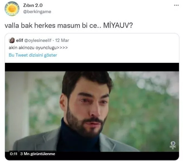 Akın Akınözü'nün oyunculuk performansı dalga konusu oldu! "Psikoloğa götürün yazıktır" - Resim : 1