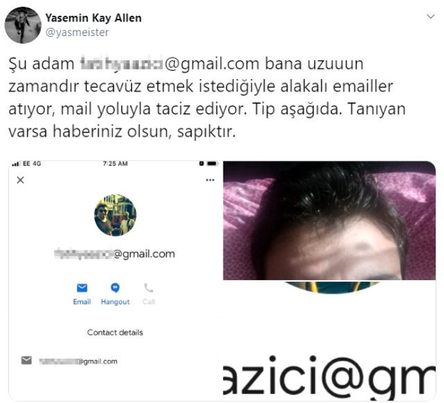 Ünlü oyuncu tacizcisini ifşa etti! "Tanıyan varsa haberiniz olsun sapıktır!" - Resim : 1