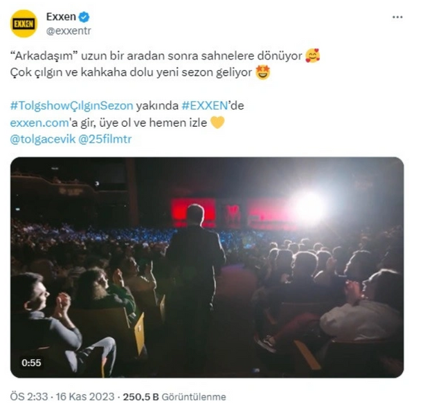 Tolga Çevik duyurdu: ‘Arkadaşım’ geri dönüyor! Hangi platformda yayınlanacak? - Resim : 1