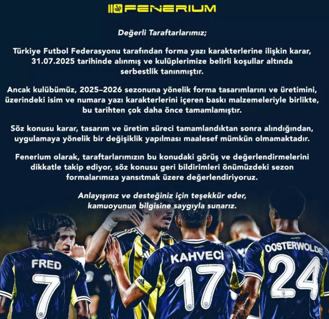 Fenerbahçe'den Arial font için flaş karar! Beklenen olmadı... - Resim : 2