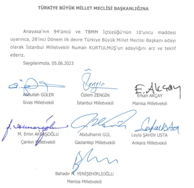 AK Partili Numan Kurtulmuş TBMM Başkanı adayı oldu - Resim : 1