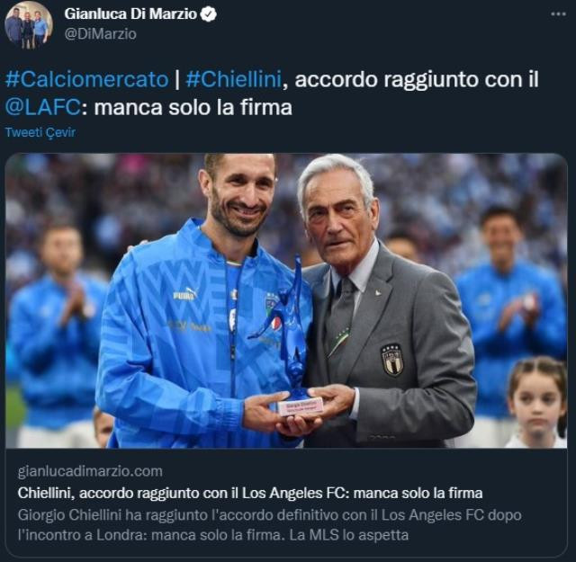 17 yıldır forma giydiği Juventus'tan ayrıldı! Chiellini'nin yeni adresi belli oldu - Resim : 1