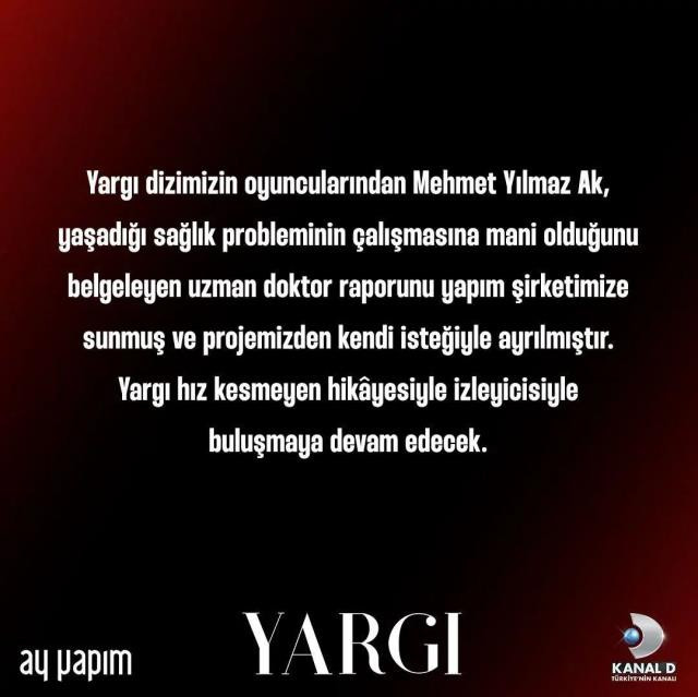 Finali kesinleşen Yargı dizisinden peş peşe vedalar! Tek tek gidiyorlar - Resim : 2