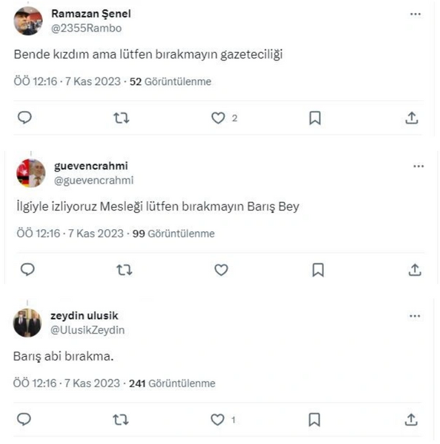 Sosyal medyada Barış Yarkadaş için büyük kampanya! '#BarışMesleğeGeriDön' - Resim : 2