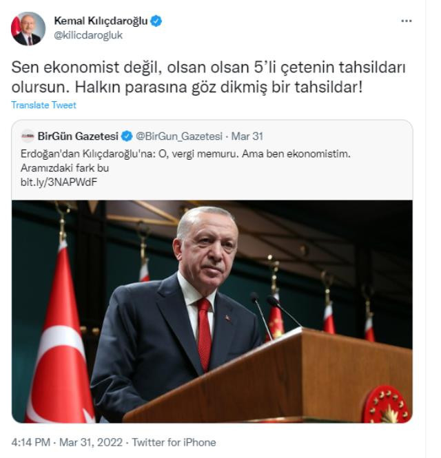 Cumhurbaşkanı Erdoğan'dan Kılıçdaroğlu'na 1 milyon liralık tazminat davası - Resim : 1