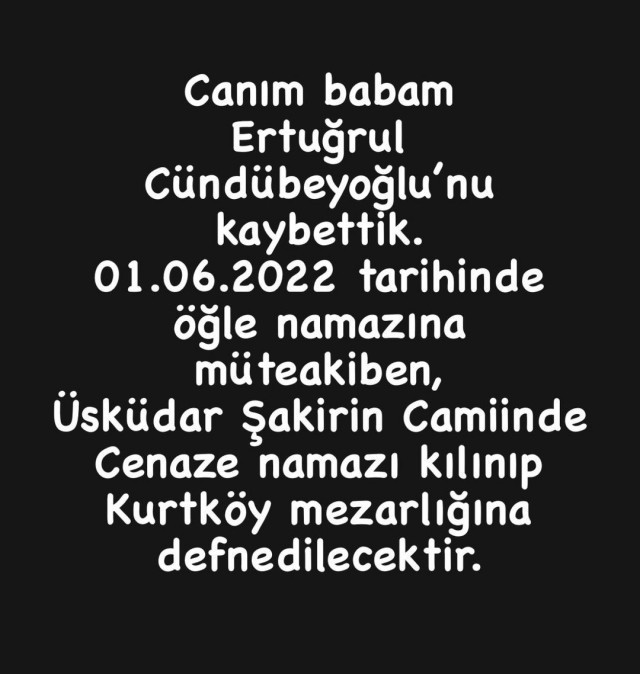 Ebru Cündübeyoğlu'nu kahreden ölüm - Resim : 1