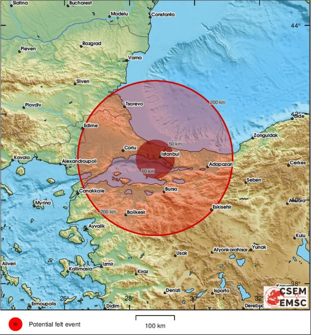 İstanbul'da hissedilen bir deprem meydana geldi! Megakentte korkutan sarsıntı! - Resim : 1