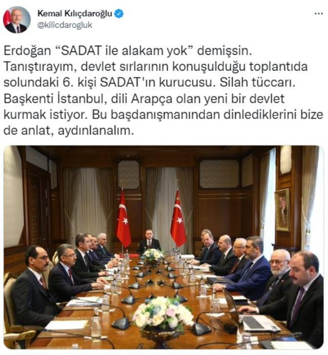 Erdoğan "SADAT ile alakam yok" dedi, Kılıçdaroğlu fotoğraf paylaşıp çağrı yaptı - Resim : 1