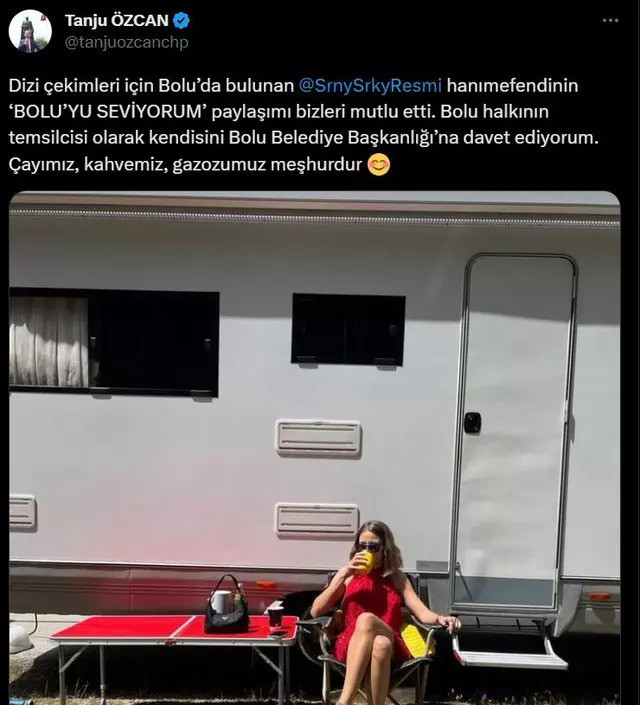 Tanju Özcan, Serenay Sarıkaya'nın paylaşımını görünce dayanamadı - Resim : 1