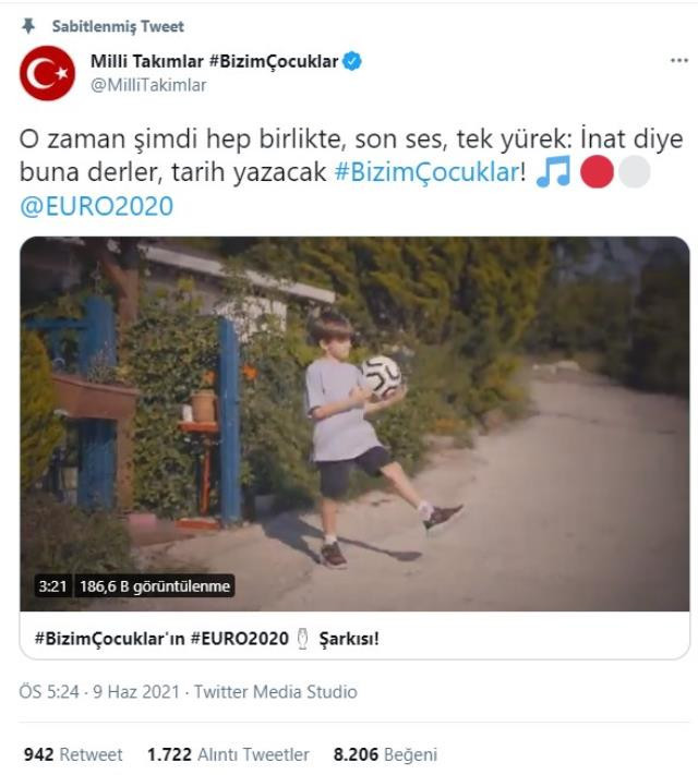'Bizim Çocuklar'ın EURO 2020 şarkısına beğeni yağdı! İşte sosyal medyayı sallayan o klip - Resim : 1