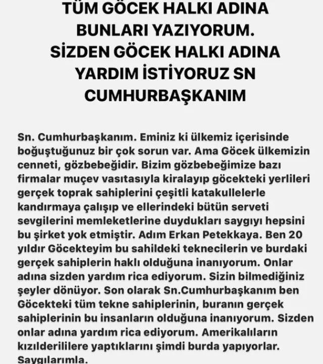 Erkan Petekkaya'dan Cumhurbaşkanı Erdoğan'a yardım çağrısı! 'Sizin bilmediğiniz şeyler dönüyor' - Resim : 1