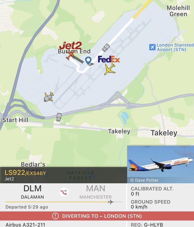 Dalaman’dan Manchester’a giden uçakta bomba alarmı! Savaş uçakları havalandı… - Resim : 2