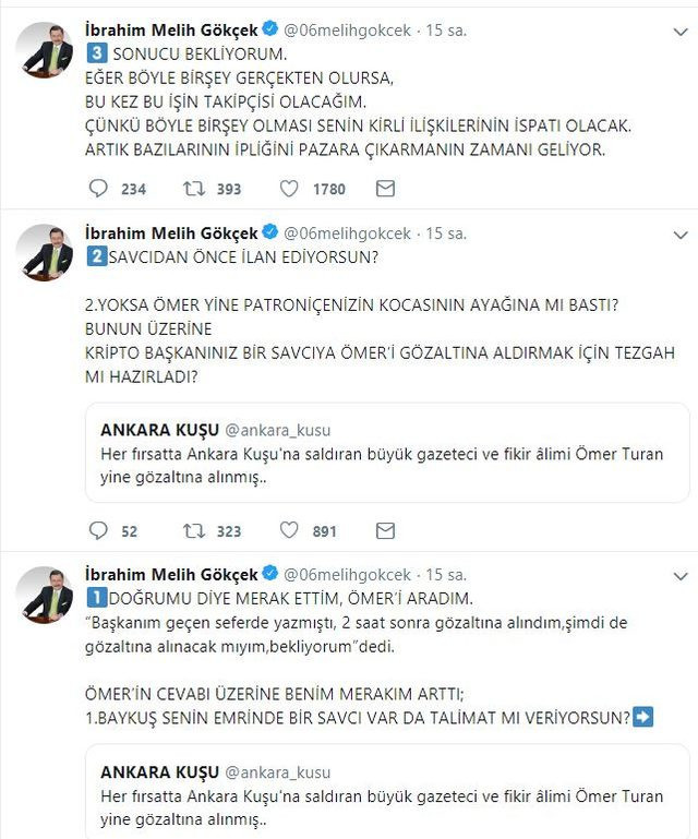 Melih Gökçek'ten flaş çıkış: Emrinde bir savcı mı var? - Resim : 1
