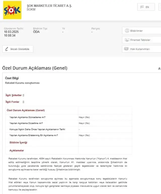 BİM, Şok, Migros ve Carrefour'a soruşturma - Resim : 3
