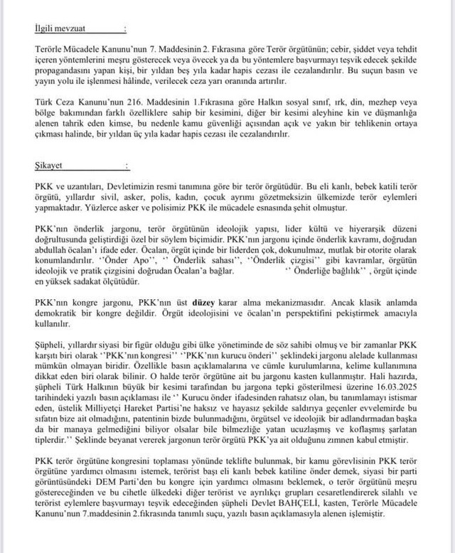 Devlet Bahçeli hakkında şok suç duyurusu - Resim : 4