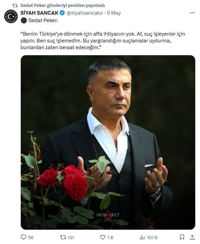 Sedat Peker'den Türkiye'ye dönüş mesajı! Devlet Bahçeli ile görüştü... - Resim : 3