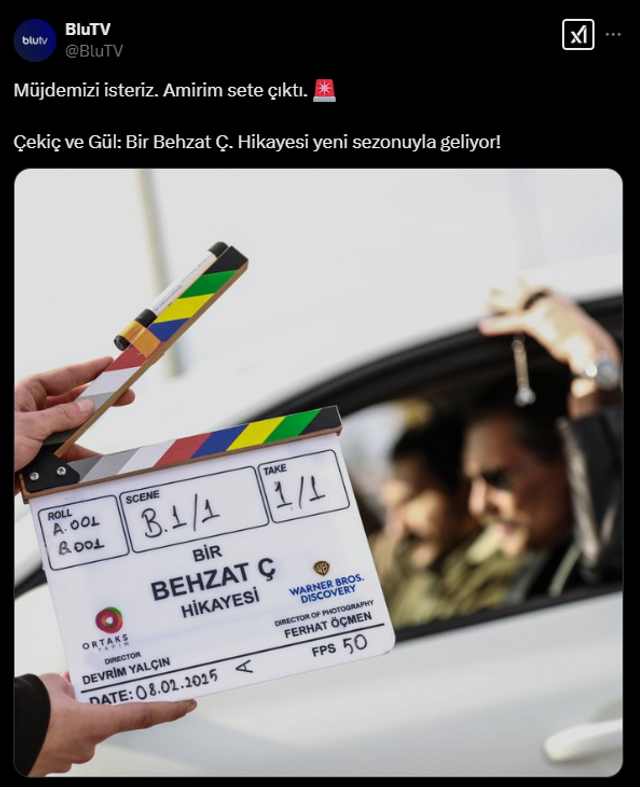 Erdal Beşikçioğlu sete döndü! Bir Behzat Ç. Hikayesi'nden ilk kare geldi - Resim : 1