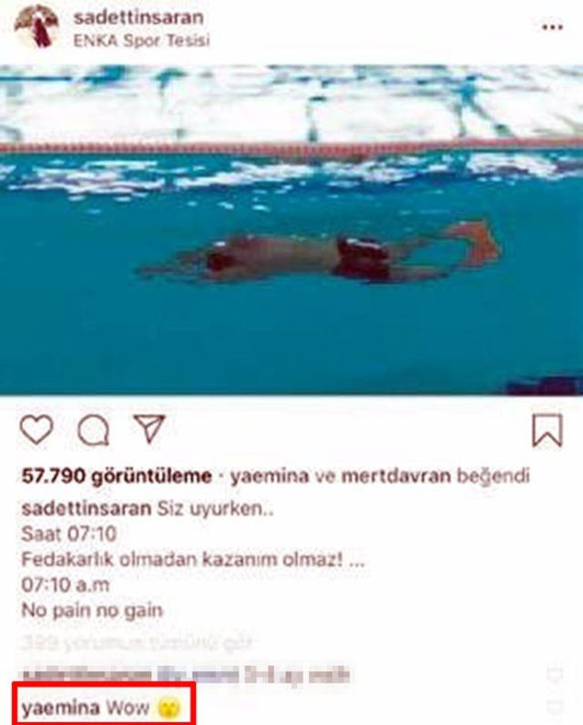 Emina Jahovic Sadettin Saran'a yorum yaptı, olay oldu - Resim : 1