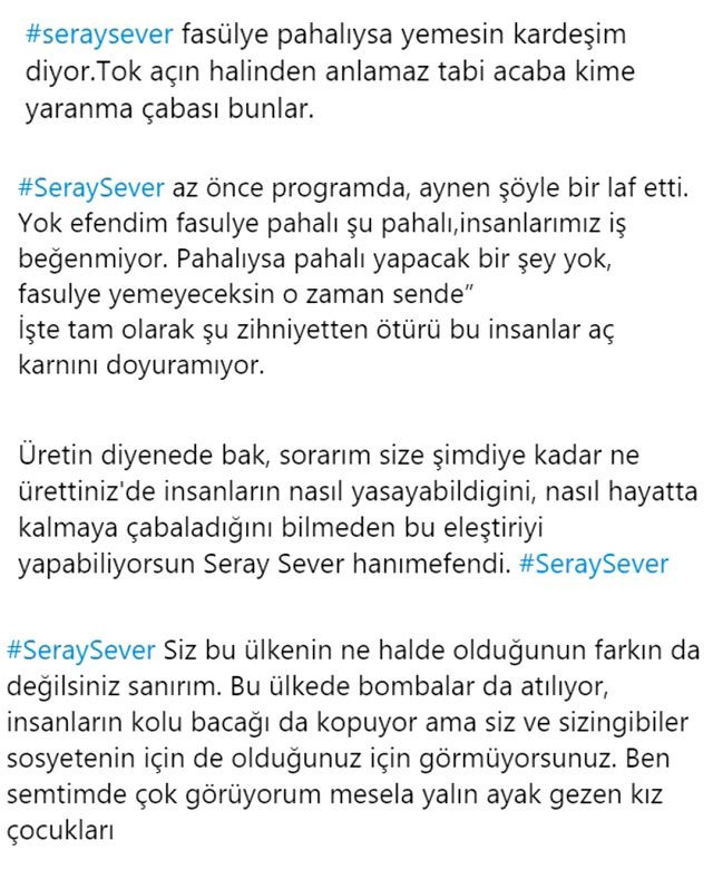 Seray Sever'in olay yaratan ekonomi tespitleri! "Fasulye pahalıysa..." - Resim : 1