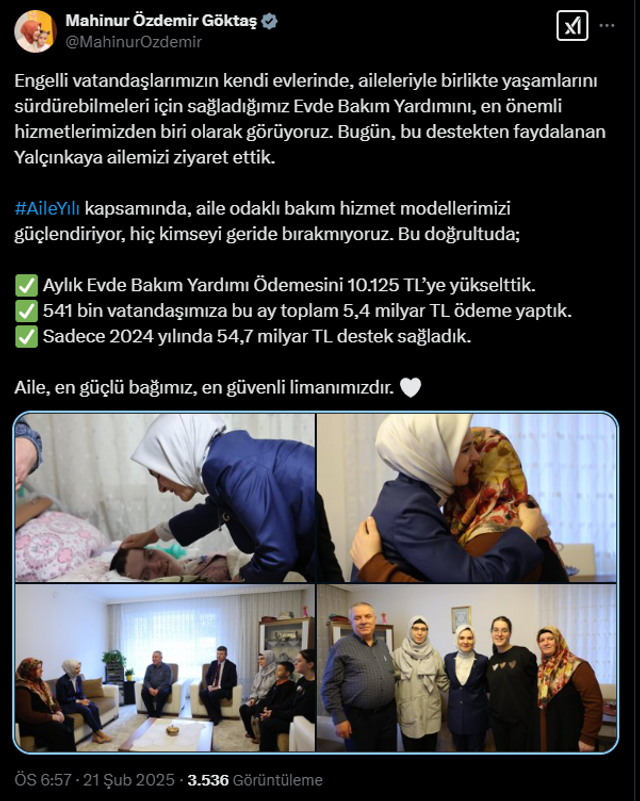 Bakan G&ouml;ktaş a&ccedil;ıkladı... Yardım i&ccedil;in &ouml;denen &uuml;cret artırıldı! - Resim : 1