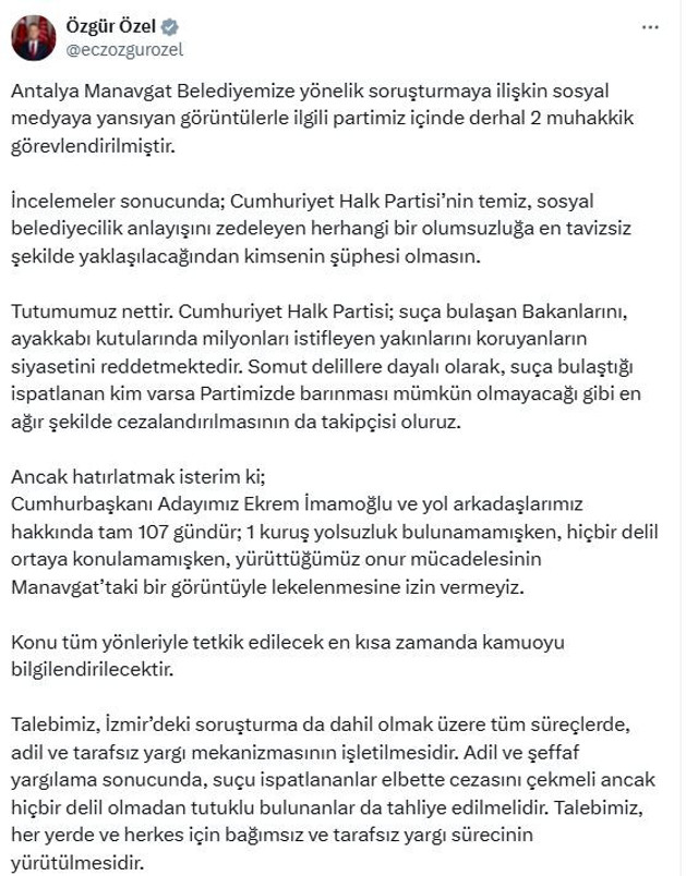 CHP lideri Özel Manavgat için harekete geçti! - Resim : 1