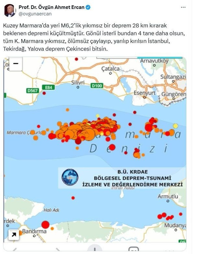 Dikkat çeken İstanbul depremi açıklaması! "Gönül ister ki 4 tane daha olsun" - Resim : 1