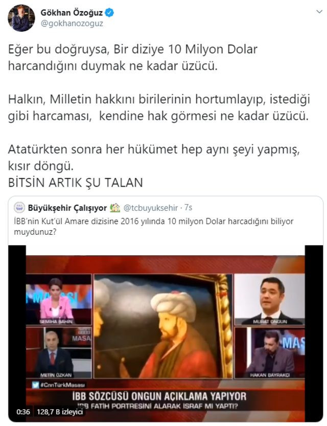 Gökhan Özoğuz'dan Kut-ül Amere isyanı! 'Bitsin artık şu talan!' - Resim : 2