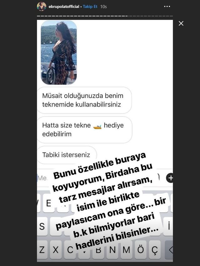 Ebru Polat mesajı ifşa edip sert çıktı! - Resim : 1