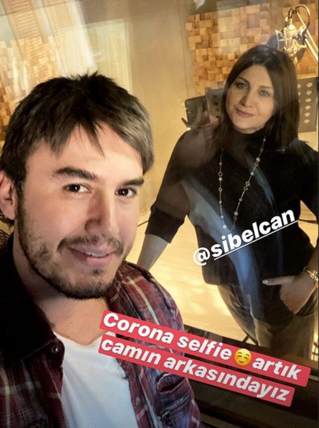 Sibel Can ve Mustafa Ceceli’den Corona selfie! - Resim : 1