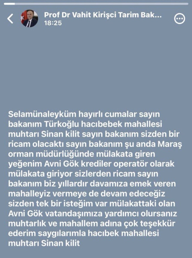 AKP'li Kirişçi'nin 'torpil' paylaşımı gerçek oldu! Kendi kendini ifşa etmişti... - Resim : 1