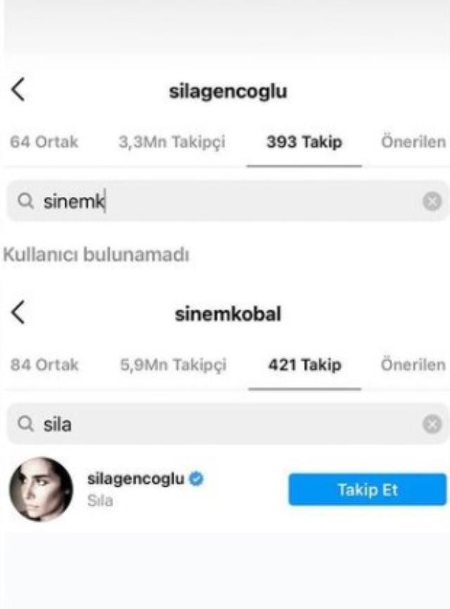 Sıla, İlker Kaleli için Sinem Kobal'ı Instagram'dan sildi! - Resim : 1