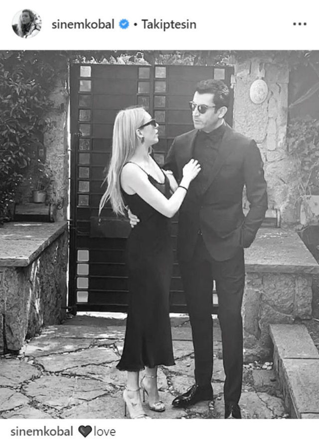 Sinem Kobal'ın aşk pozuna beğeni yağdı - Resim : 1