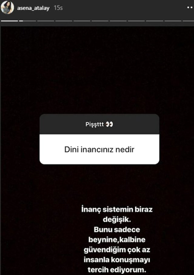 Asena Atalay'dan 'dini inancınız nedir?' sorusuna ilginç cevap - Resim : 1