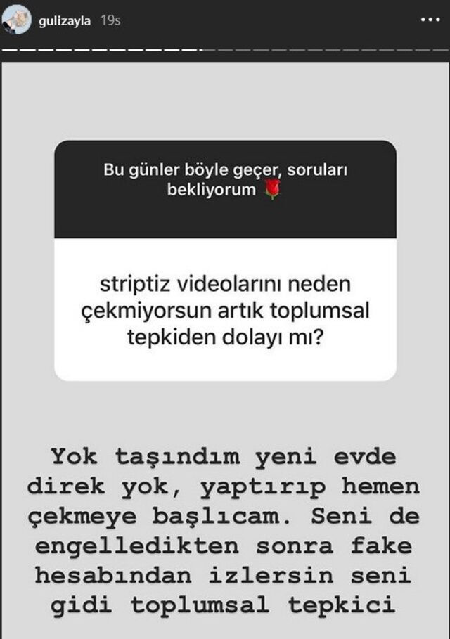 Güliz Ayla'yı kızdıran soru: Striptiz videolarını… - Resim : 1