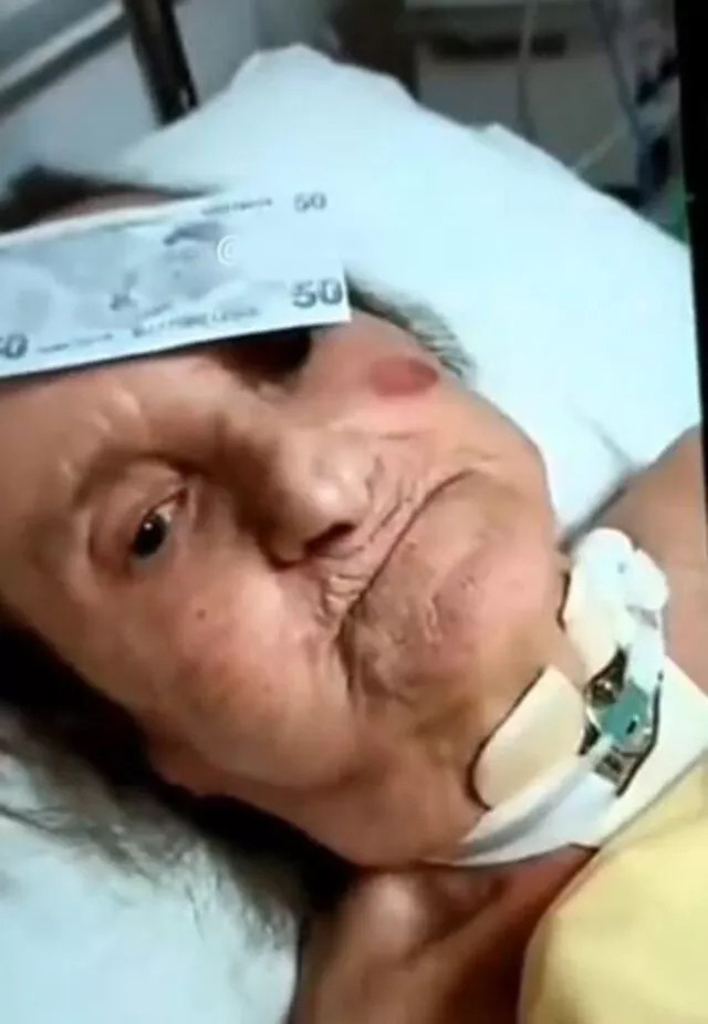 Yoğun bakımda yaşlı kadına korkunç işkence! Görüntüler infial yarattı - Resim : 1