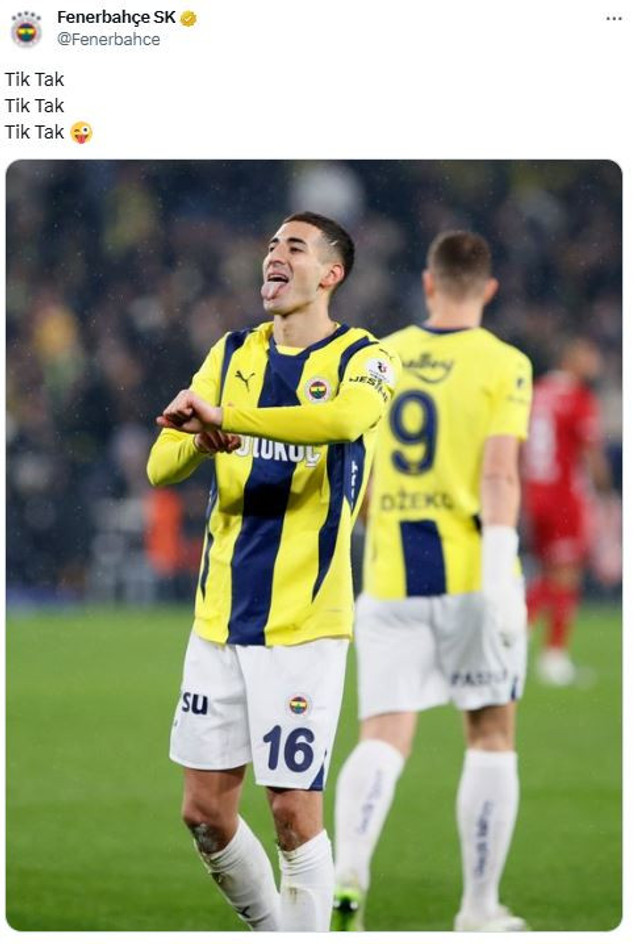 Fenerbahçeli futbolcudan olay yaratan gol sevinci! Okan Burak'a gönderme - Resim : 3