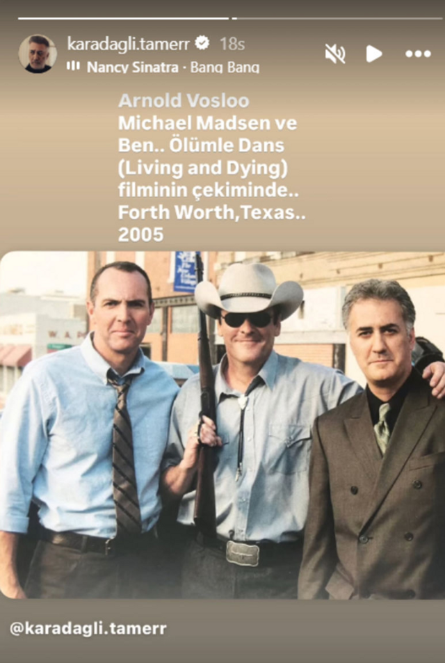 Aynı filmde rol almışlardı... Tamer Karadağlı'dan Michael Madsen'e veda paylaşımı! - Resim : 1