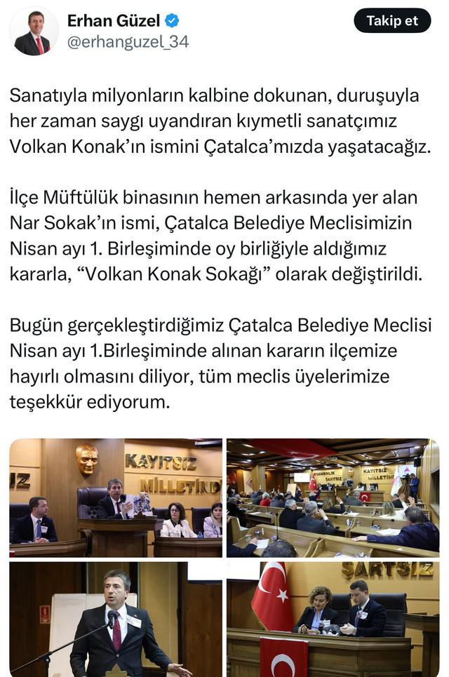 Çatalca Belediyesi'nden Müftü'yü üzecek karar! Volkan Konak için 'geberdi' demişti - Resim : 4